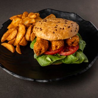 بورجر شنيتسل صحي